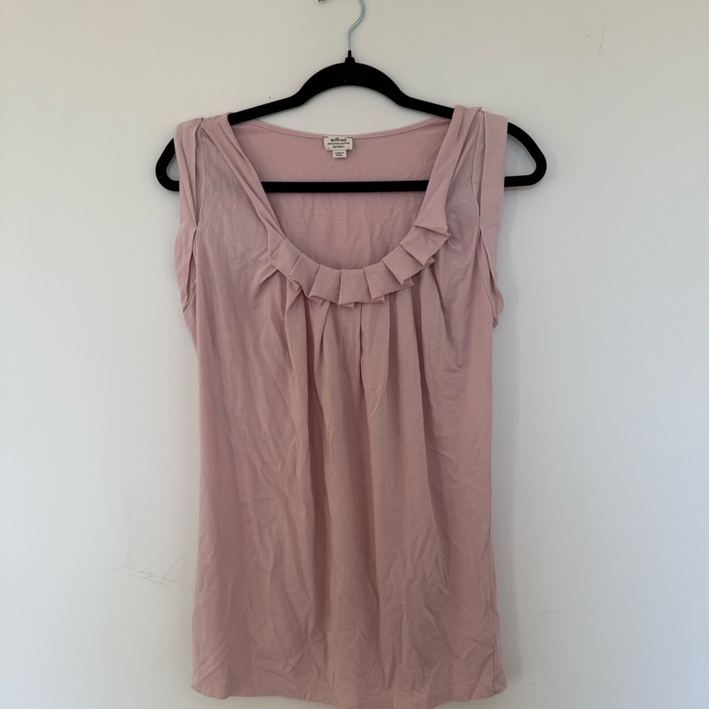 Women's Pink Sleeveless Top